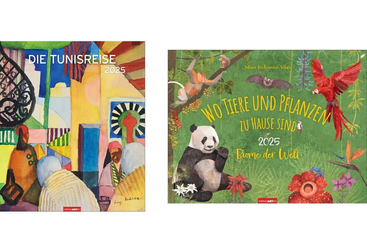 2 x wunderschöne Kalender von WEINGARTEN für 2025 - Sanitätshaus Aktuell AG